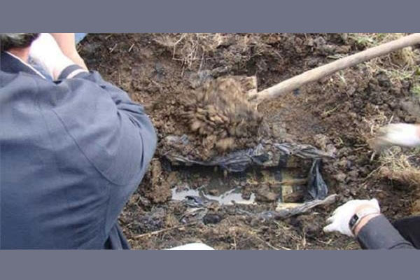 Darbenin devamı için silah gömmüşler