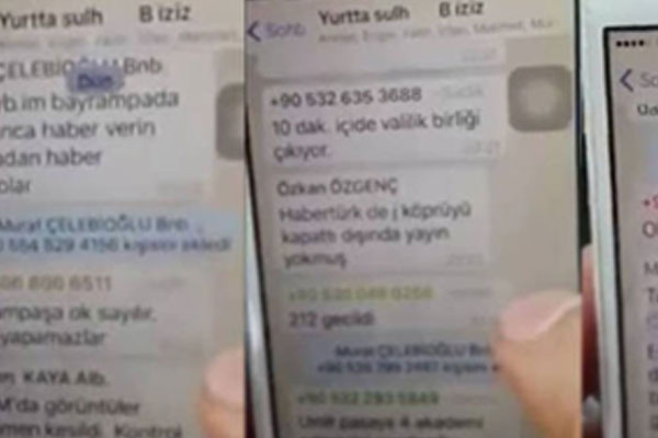İşte darbecilerin WhatsApp konuşmalarının detayları