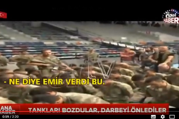 Binbaşı'ndan emrindeki darbeci askerlere tarihi ders