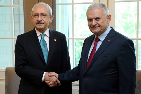 Yıldırım ve Kılıçdaroğlu birarada açıklama yaptı