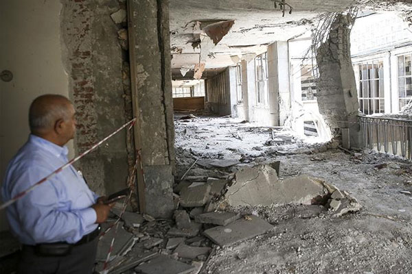 Meclis'te hasar tespiti sürüyor