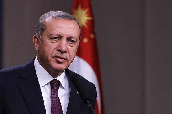 Erdoğan'dan başsağlığı telgrafı