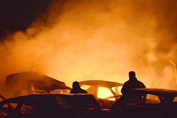 Kırşehir'de korkutan yangın