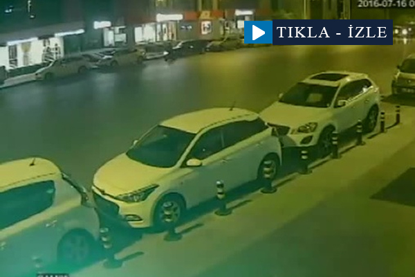 Üsküdar'da tankın altına iki kez böyle yattı