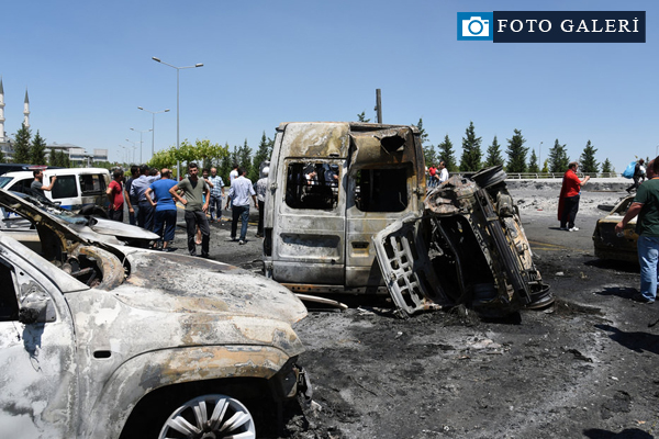 Cumhurbaşkanlığı Külliyesi'nde oluşan hasar