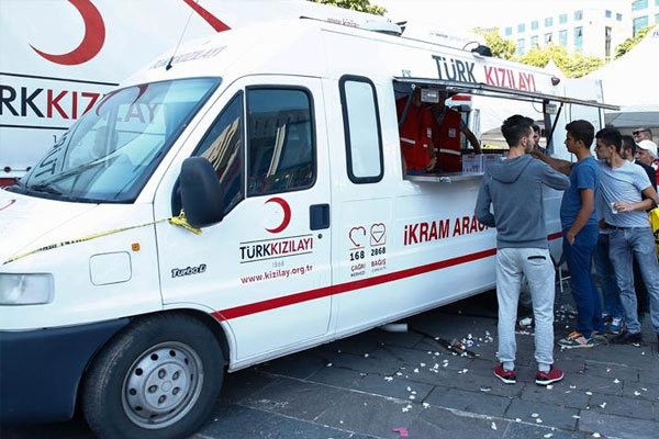 CHP'nin Taksim'deki mitingine Kızılay desteği