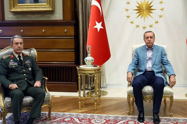 Erdoğan, Hulusi Akar ile görüştü