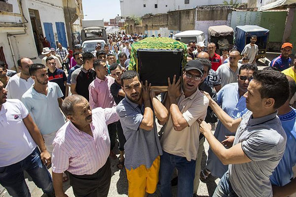 Darbe girişiminde hayatını kaybeden Faslı Merrun'a veda