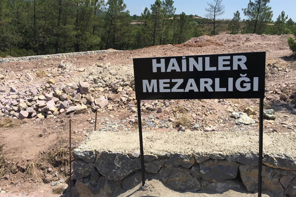 İstanbul'daki ’Hainler Mezarlığı’ görüntülendi