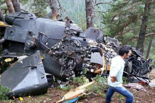 Giresun'da düşen helikopterdeki komutana gözaltı