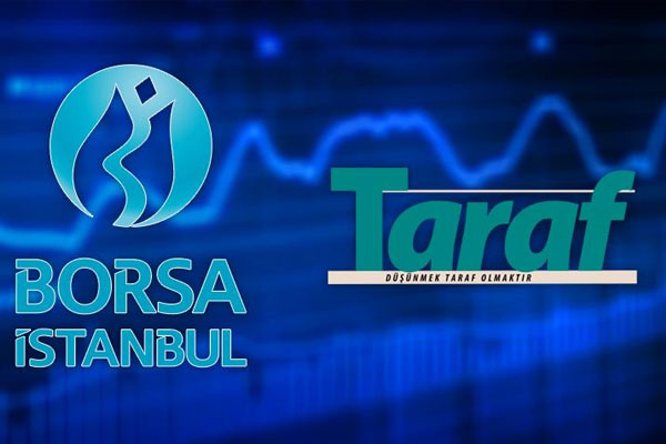 Taraf gazetesinin borsada işlemleri durduruldu