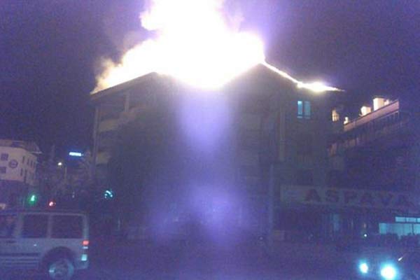 Ankara'da korkutan yangın