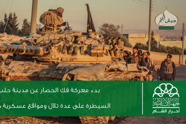 Suriyeli muhalifler Halep'te kuşatmayı kırmak için saldırıyor