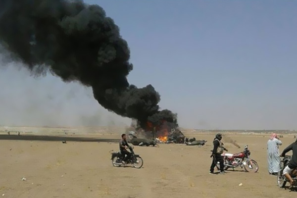 Muhalifler Suriye'de Rus helikopteri düşürdü