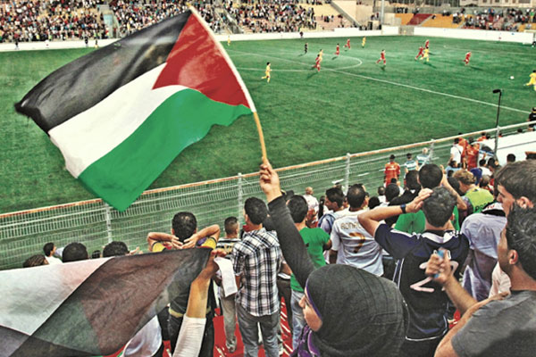 Filistin, İsrail'in futbol engelini aştı