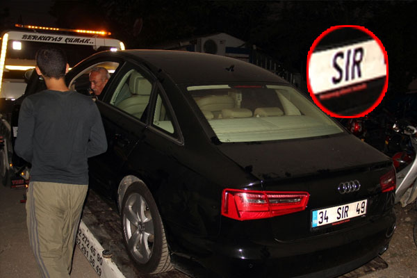 'FETÖ imamı' Öksüz'ün dikkat çeken plakası