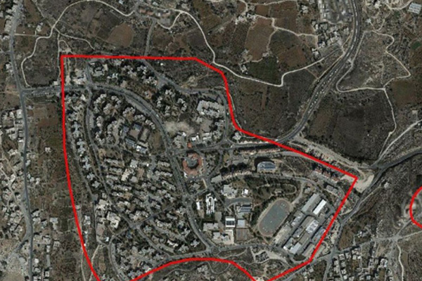 Filistin'deki Yahudi yerleşimleri 1970'te belirlenmiş