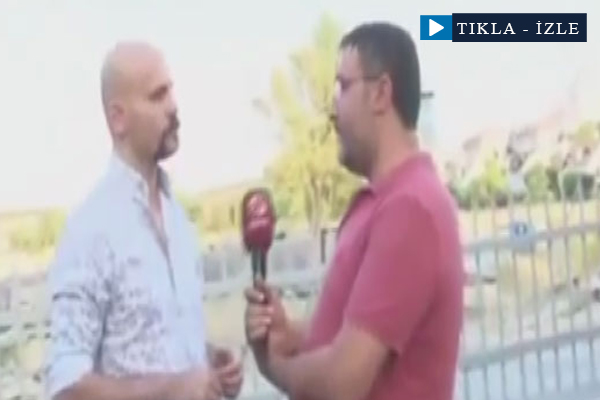 Muhabir Atalay Demirci'nin yüzüne tükürdü