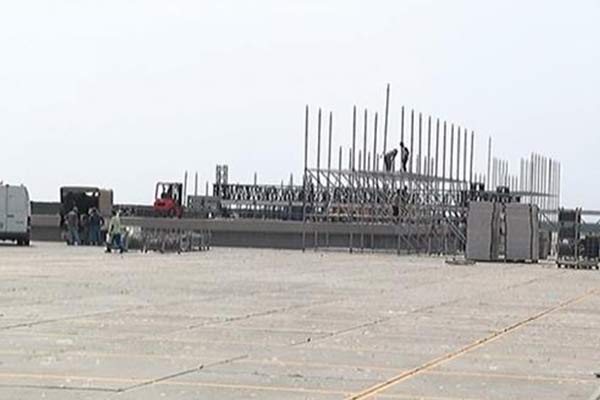 Yenikapı tarihi mitinge hazırlanıyor