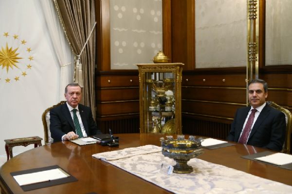 Erdoğan, Hakan Fidan'ı kabul etti