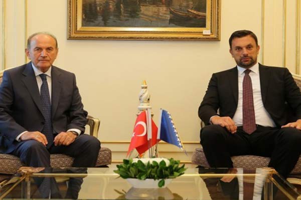 Saraybosna Kanton Başbakanı'ndan Başkan Topbaş'a taziye ziyareti