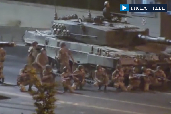 Darbe girişimi gecesi Boğaziçi Köprüsü'nden yeni görüntüler