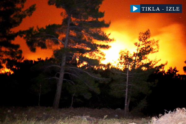 Kazdağları’nda orman yangını