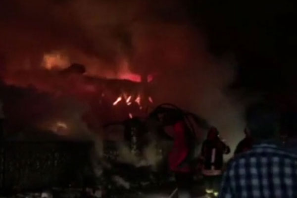 Konya sanayi sitesinde yangın