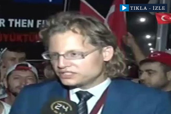 Yenikapı'ya gelen Alman gazeteciden Almanya'ya tepki