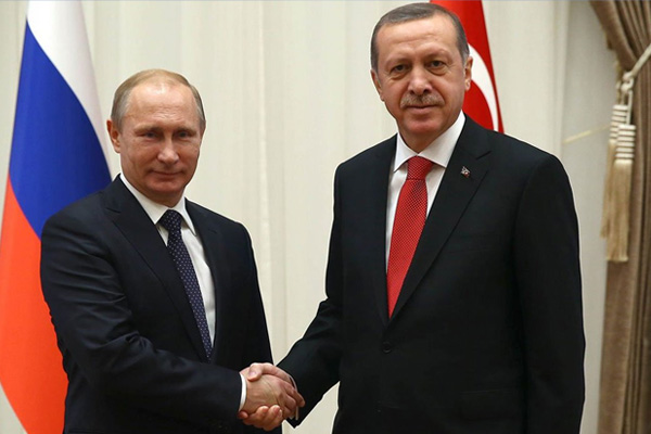 Erdoğan-Putin görüşmesi başladı