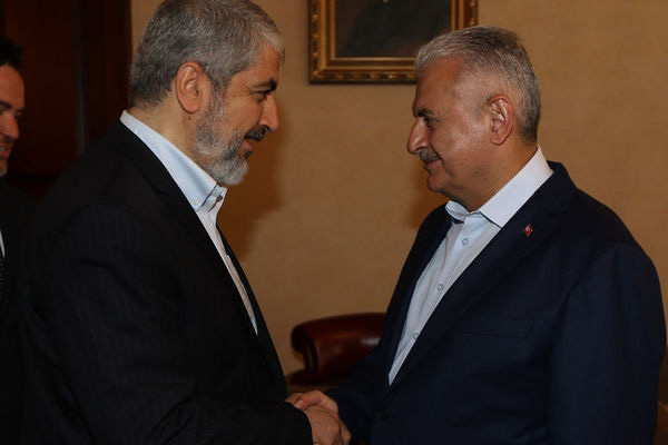 Başbakan Yıldırım Halid Meşal ile görüştü