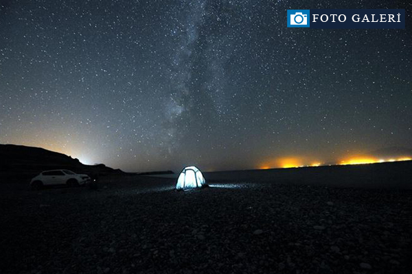 Van'da göktaşı yağmuru gözlendi