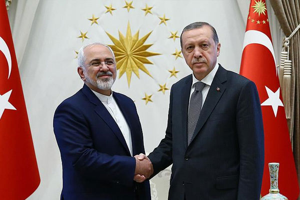 Erdoğan İran Dışişleri Bakanı Zarif'i kabul etti