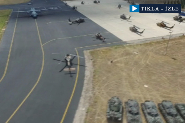 Darbecilerin merkezi Akıncı Üssü’nden görüntüler