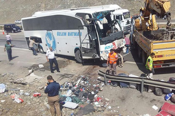 Gaziantep'te feci kaza