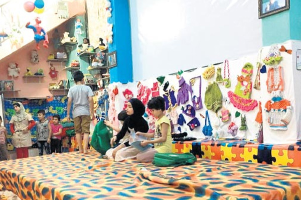 Halepli çocuklara yeraltı yetimhanesi