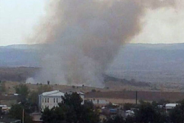 Askeri kışlaya yıldırım düştü