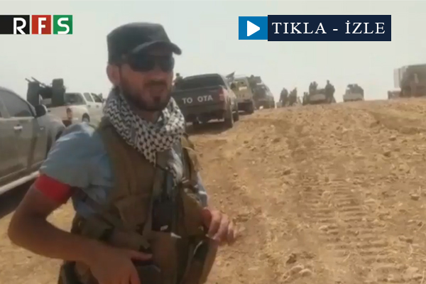 Cerablus'a giren muhalif savaşçılar böyle görüntülendi