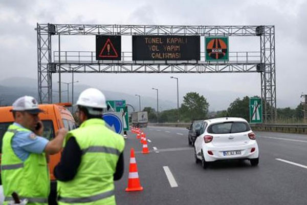 TEM'de İstanbul yönü 5 gün kapalı
