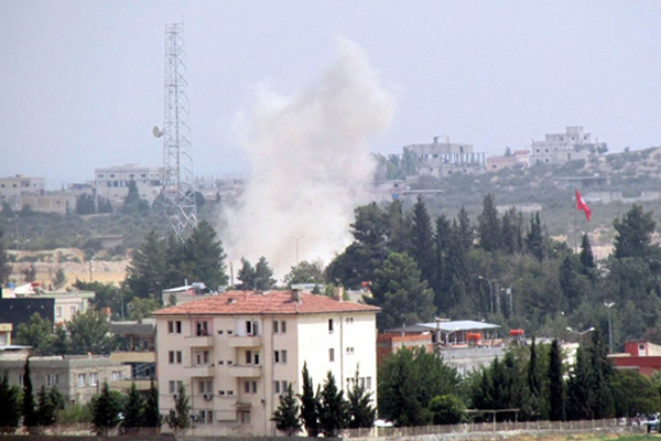 Suriye sınırında büyük patlama