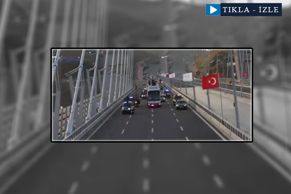 Yavuz Sultan Selim Köprüsü'nden ilk geçiş