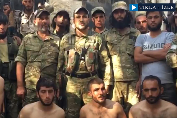 ÖSO tarafından ele geçirilen YPG'lilerin görüntüleri