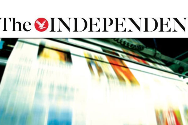 Independent gazetesine tepki