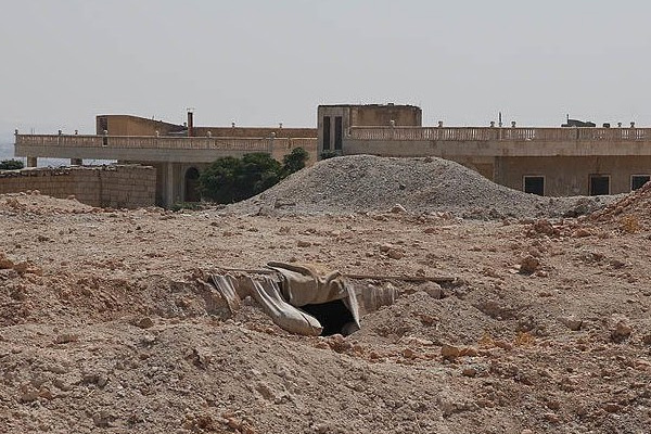 Cerablus'ta IŞİD'in tünelleri bulundu