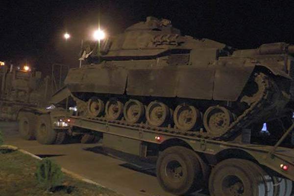 Diyarbakır’dan Şanlıurfa’ya askeri sevkiyat