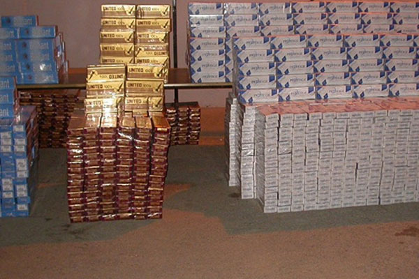 6 milyon paket kaçak sigara yakalandı