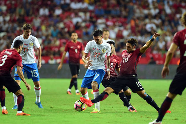Rusya ile sessiz prova: 0-0