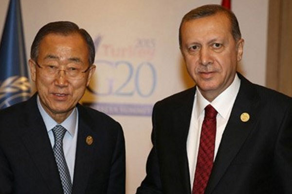 Erdoğan, Ban Ki-mun’la görüşecek