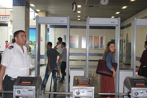 Havalimanı metrosunda x-ray cihazı dönemi