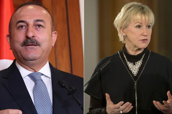 Çavuşoğlu İsveçli mevkidaşı ile görüştü